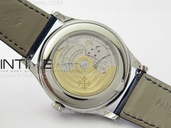 Annual Calendar Moonphase 5396 SS PPF 1:1 Best Edition White Dial on Black Leather Strap A324 – Bild 15