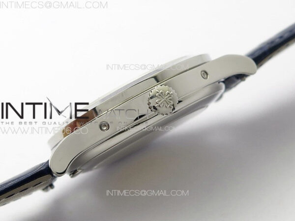 Annual Calendar Moonphase 5396 SS PPF 1:1 Best Edition White Dial on Black Leather Strap A324 – Bild 16