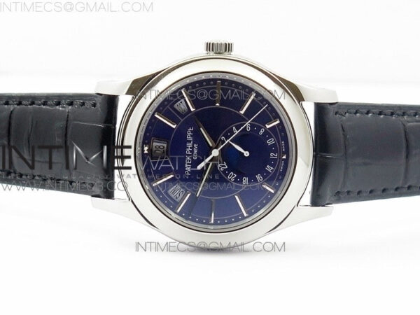 COMPLICATIONS SERIES Moonphase SS KMF Blue Dial on Black Leather Strap Cal.324 – Bild 3