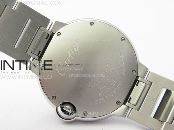 Ballon Bleu 36mm Diamons Bezel SS K3F 1:1 Best Edition White Textured Dial on SS Bracelet A076 – Bild 20