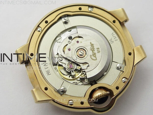 Ballon Bleu 33mm Diamonds Bezel RG K3F 1:1 Best Edition White Dial on Red Leather Strap A076 – Bild 20