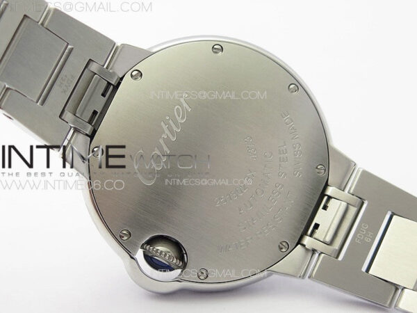 Ballon Bleu 33mm Diamonds Bezel SS K3F 1:1 Best Edition Ice Blue Dial on SS Bracelet A076 – Bild 40