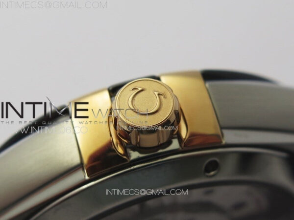 Constellation 41mm YG/Black Ceramic Bezel VSF 1:1 Best Edition Silver Dial on Black Gummy Strap A8900 – Bild 10