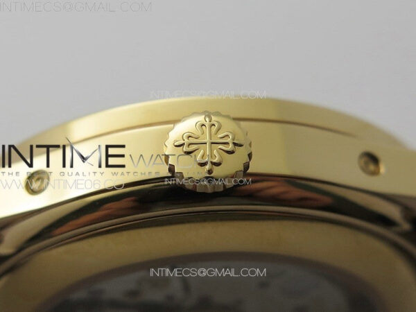 Annual Calendar Moonphase 5396 RG PPF 1:1 Best Edition Blue Dial T Crystal Markers on Blue Leather Strap A324 – Bild 10