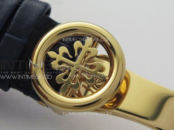 Annual Calendar Moonphase 5396 RG PPF 1:1 Best Edition Blue Dial T Crystal Markers on Blue Leather Strap A324 – Bild 13
