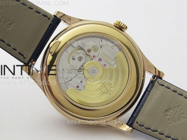 Annual Calendar Moonphase 5396 RG PPF 1:1 Best Edition Blue Dial T Crystal Markers on Blue Leather Strap A324 – Bild 19