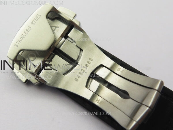 Constellation 41mm YG/Black Ceramic Bezel VSF 1:1 Best Edition Silver Dial on Black Gummy Strap A8900 – Bild 14