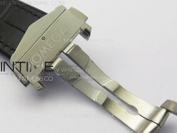 Constellation 41mm YG/Black Ceramic Bezel VSF 1:1 Best Edition Silver Dial on Black Gummy Strap A8900 – Bild 16