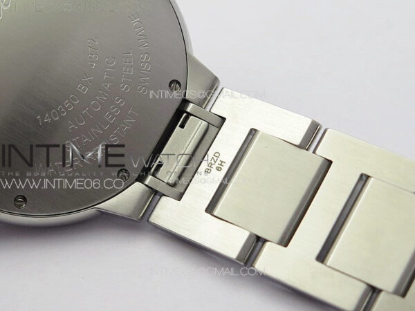 Ballon Bleu 36mm SS K3F 1:1 Best Edition White Textured Dia Markers Dial on SS Bracelet A076 – Bild 21