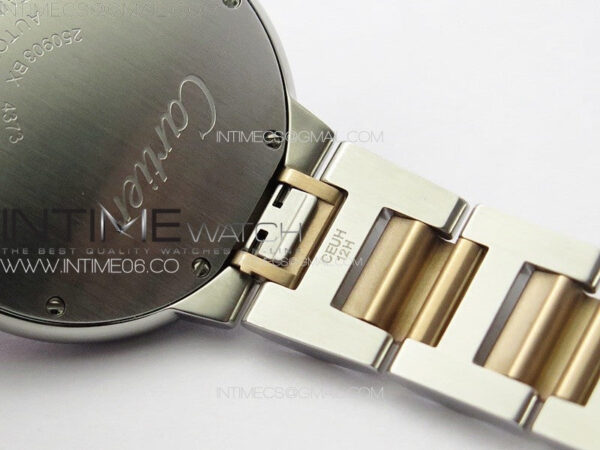 Ballon Bleu 33mm SS/RG K3F 1:1 Best Edition White MOP Dial on SS Bracelet A076 – Bild 21