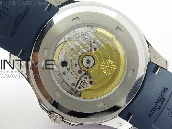 Aquanaut Jumbo 5168G 42mm SS ZF 1:1 Best Edition Blue Dial on Blue Rubber Strap 324CS (Free box) – Bild 23