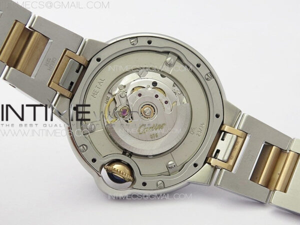 Ballon Bleu 33mm SS/RG K3F 1:1 Best Edition White MOP Dial on SS Bracelet A076 – Bild 24