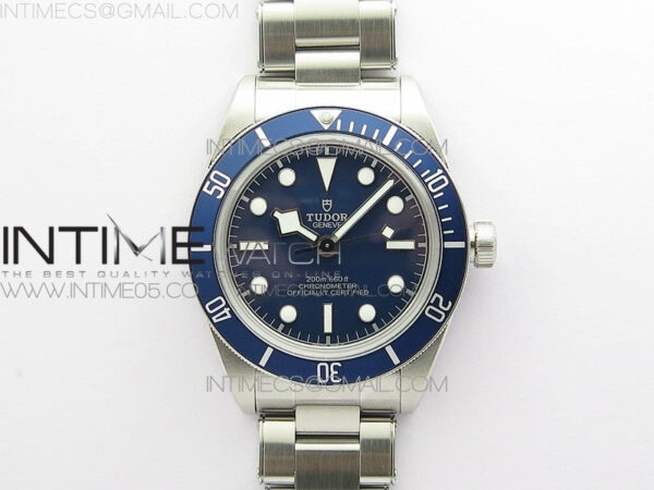 Black Bay Fifty Eight 39mm SS ZF 1:1 Best Edition Blue Dial on SS Bracelet A2824