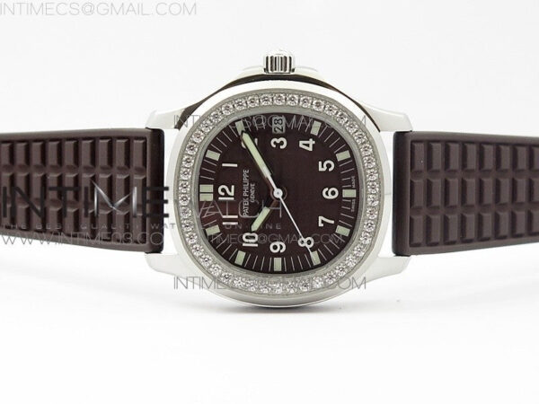 Aquanaut Jumbo 5069A SS Best Edition Brown Dial on Brown Rubber Strap Asain PP324CS(Free box) – Bild 3