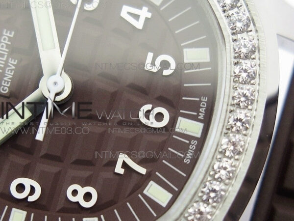 Aquanaut Jumbo 5069A SS Best Edition Brown Dial on Brown Rubber Strap Asain PP324CS(Free box) – Bild 5