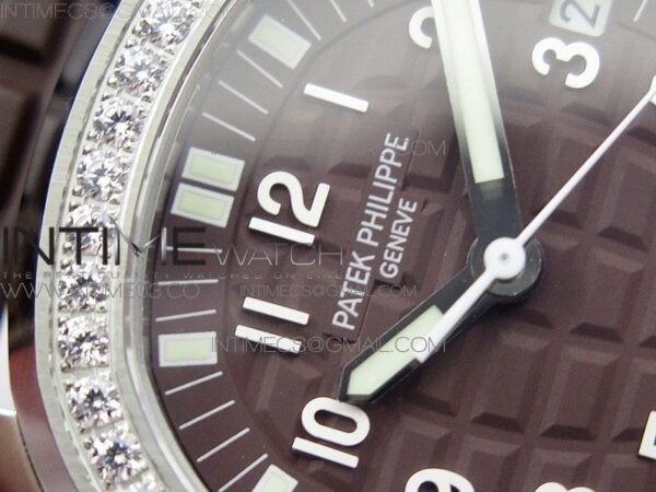 Aquanaut Jumbo 5069A SS Best Edition Brown Dial on Brown Rubber Strap Asain PP324CS(Free box) – Bild 6