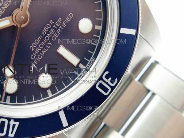 Black Bay Fifty Eight 39mm SS ZF 1:1 Best Edition Blue Dial on SS Bracelet A2824 – Bild 6