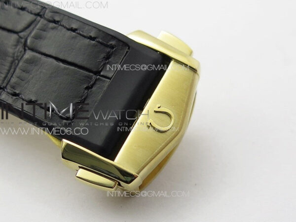 Constellation 41mm YG/Black Ceramic Bezel VSF 1:1 Best Edition Black Dial on Black Gummy Strap A8900 – Bild 11