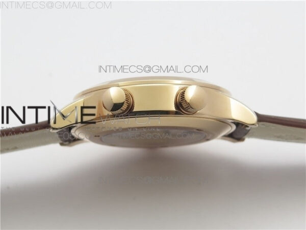 Calatrava 5524 RG Pilot Travel Time GRF Brown Dial on Brown Leather Strap MIYOTA 9015 – Bild 11