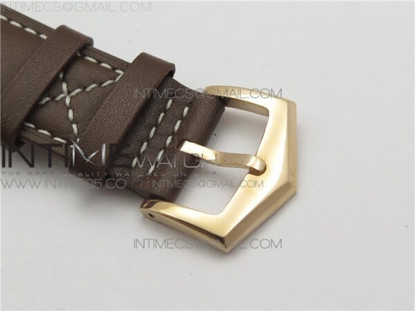 Calatrava 5524 RG Pilot Travel Time GRF Brown Dial on Brown Leather Strap MIYOTA 9015 – Bild 12