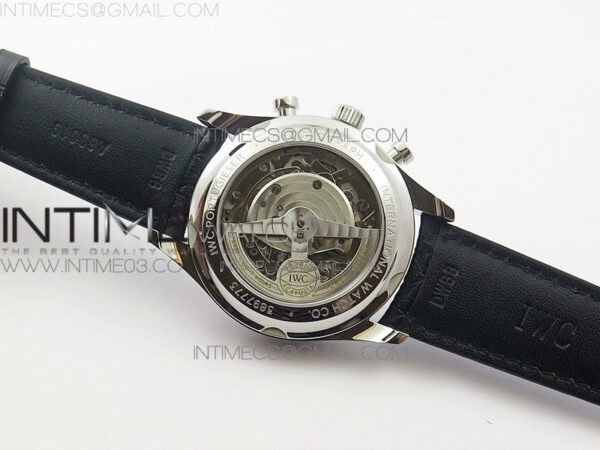 6Portugieser Chrono Classic 42 IW390406 ZF 1:1 Best Edition White dial blue markers on Black Leather Strap A7750 – Bild 40