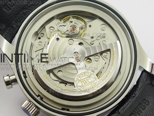 6Portugieser Chrono Classic 42 IW390406 ZF 1:1 Best Edition White dial blue markers on Black Leather Strap A7750 – Bild 42