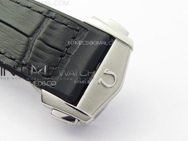 Constellation 41mm SS/Black Ceramic Bezel VSF 1:1 Best Edition Silver Dial on Black Gummy Strap A8900 – Bild 12