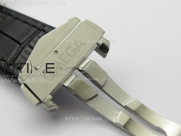 Constellation 41mm SS/Black Ceramic Bezel VSF 1:1 Best Edition Silver Dial on Black Gummy Strap A8900 – Bild 15