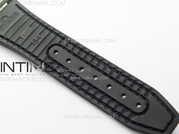 Constellation 41mm SS/Black Ceramic Bezel VSF 1:1 Best Edition Silver Dial on Black Gummy Strap A8900 – Bild 17
