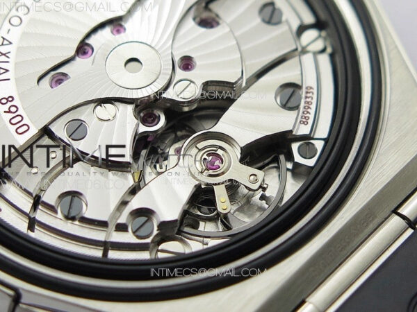 Constellation 41mm SS/Black Ceramic Bezel VSF 1:1 Best Edition Silver Dial on Black Gummy Strap A8900 – Bild 25
