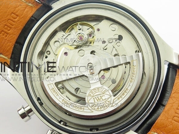 6Portugieser Chrono Classic 42 IW390406 ZF 1:1 Best Edition Blue Dial Blue Hand on Black Leather Strap A7750 – Bild 26