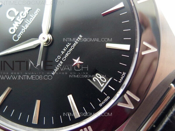 Constellation 41mm SS/Black Ceramic Bezel VSF 1:1 Best Edition Black Dial on Black Gummy Strap A8900 – Bild 5