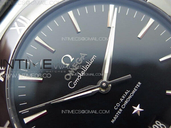 Constellation 41mm SS/Black Ceramic Bezel VSF 1:1 Best Edition Black Dial on Black Gummy Strap A8900 – Bild 7