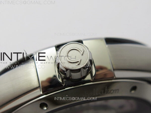 Constellation 41mm SS/Black Ceramic Bezel VSF 1:1 Best Edition Black Dial on Black Gummy Strap A8900 – Bild 10