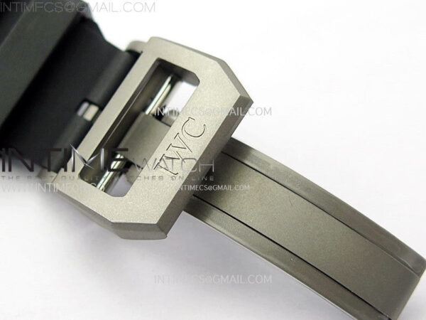 Big Pilot IW329701 SS M+F 1:1 Best Edition Black Dial on Black Rubber Strap SEIKO 8N-24 – Bild 11