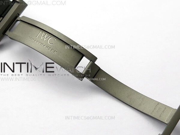 Big Pilot IW329701 SS M+F 1:1 Best Edition Black Dial on Black Rubber Strap SEIKO 8N-24 – Bild 12