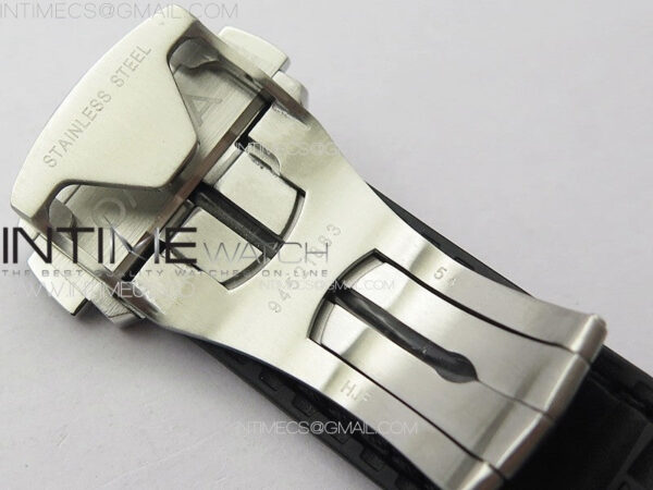 Constellation 41mm SS/Black Ceramic Bezel VSF 1:1 Best Edition Black Dial on Black Gummy Strap A8900 – Bild 13