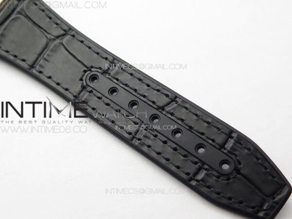 Constellation 41mm SS/Black Ceramic Bezel VSF 1:1 Best Edition Black Dial on Black Gummy Strap A8900 – Bild 16