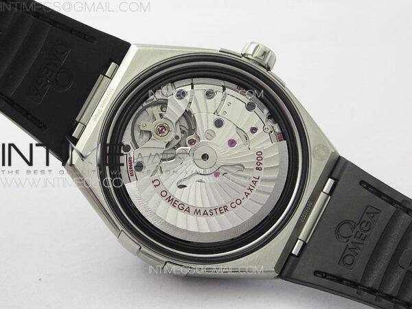 Constellation 41mm SS/Black Ceramic Bezel VSF 1:1 Best Edition Black Dial on Black Gummy Strap A8900 – Bild 23