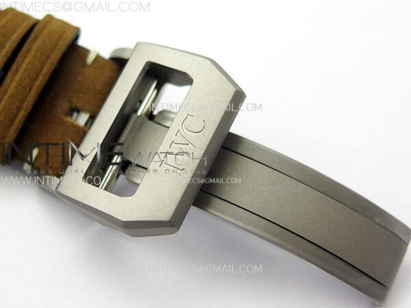 Big Pilot IW329701 Ti M+F 1:1 Best Edition Black Dial on Brown Leather Strap SEIKO 8N-24 – Bild 11