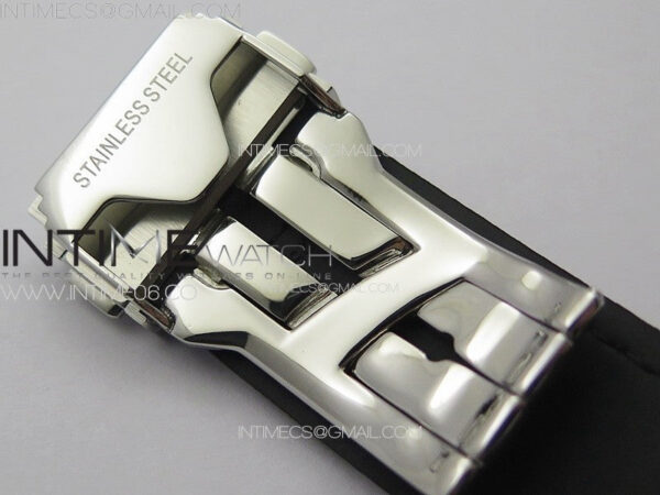 Classic Fusion 42mm SS Paved Diamonds Case And Bezel B50F Paved Diamonds Dial On Gray Gummy Strap A2892 – Bild 12