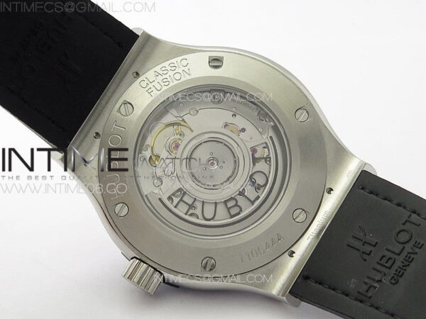 Classic Fusion 42mm SS Paved Diamonds Case And Bezel B50F Paved Diamonds Dial On Gray Gummy Strap A2892 – Bild 16
