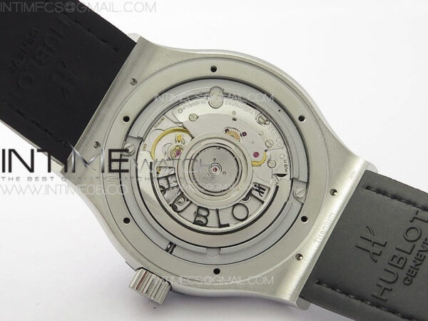 Classic Fusion 42mm SS Paved Diamonds Case And Bezel B50F Paved Diamonds Dial On Gray Gummy Strap A2892 – Bild 18