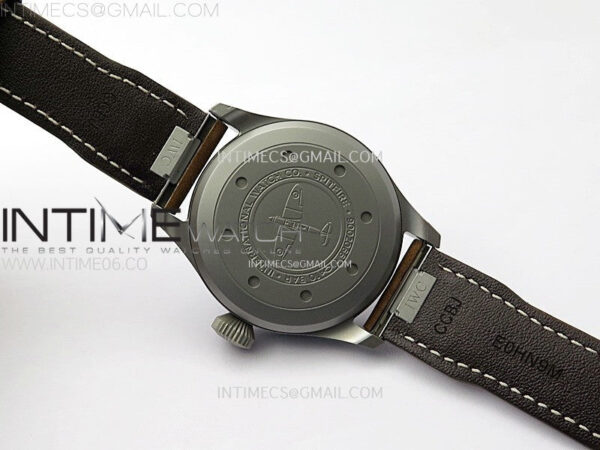 Big Pilot IW329701 Ti M+F 1:1 Best Edition Black Dial on Brown Leather Strap SEIKO 8N-24 – Bild 18