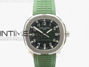 Aquanaut Jumbo MP Best Edition SS Green Dial on Green Rubber Strap A2824 to PP324CS