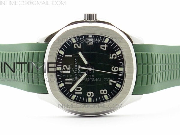 Aquanaut Jumbo MP Best Edition SS Green Dial on Green Rubber Strap A2824 to PP324CS – Bild 3