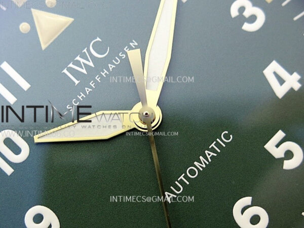 Big Pilot IW329702 Bronze M+F 1:1 Best Edition Green Dial On Brown Leather Strap SEIKO 8N-24 – Bild 8