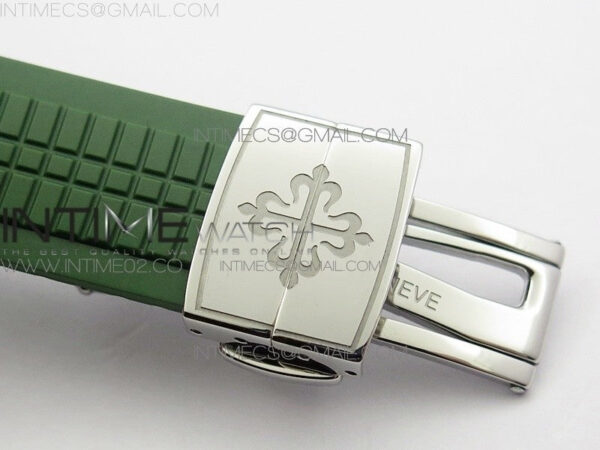 Aquanaut Jumbo MP Best Edition SS Green Dial on Green Rubber Strap A2824 to PP324CS – Bild 10