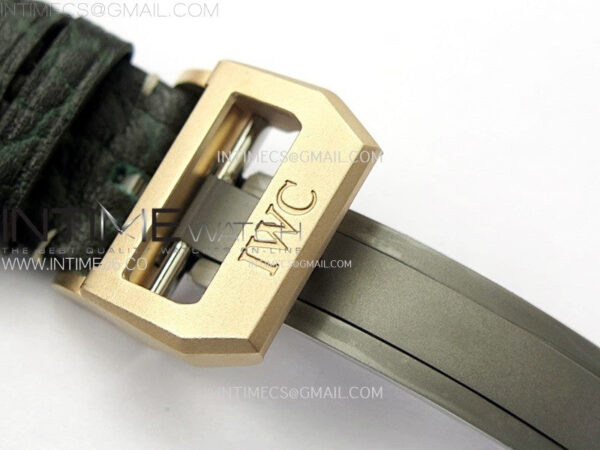 Big Pilot IW329702 Bronze M+F 1:1 Best Edition Green Dial On Brown Leather Strap SEIKO 8N-24 – Bild 12