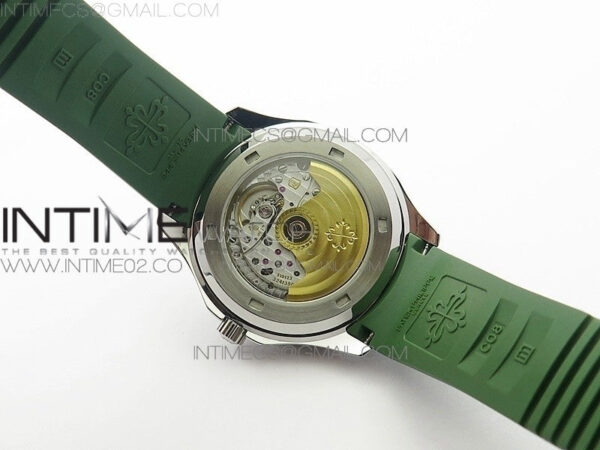 Aquanaut Jumbo MP Best Edition SS Green Dial on Green Rubber Strap A2824 to PP324CS – Bild 13